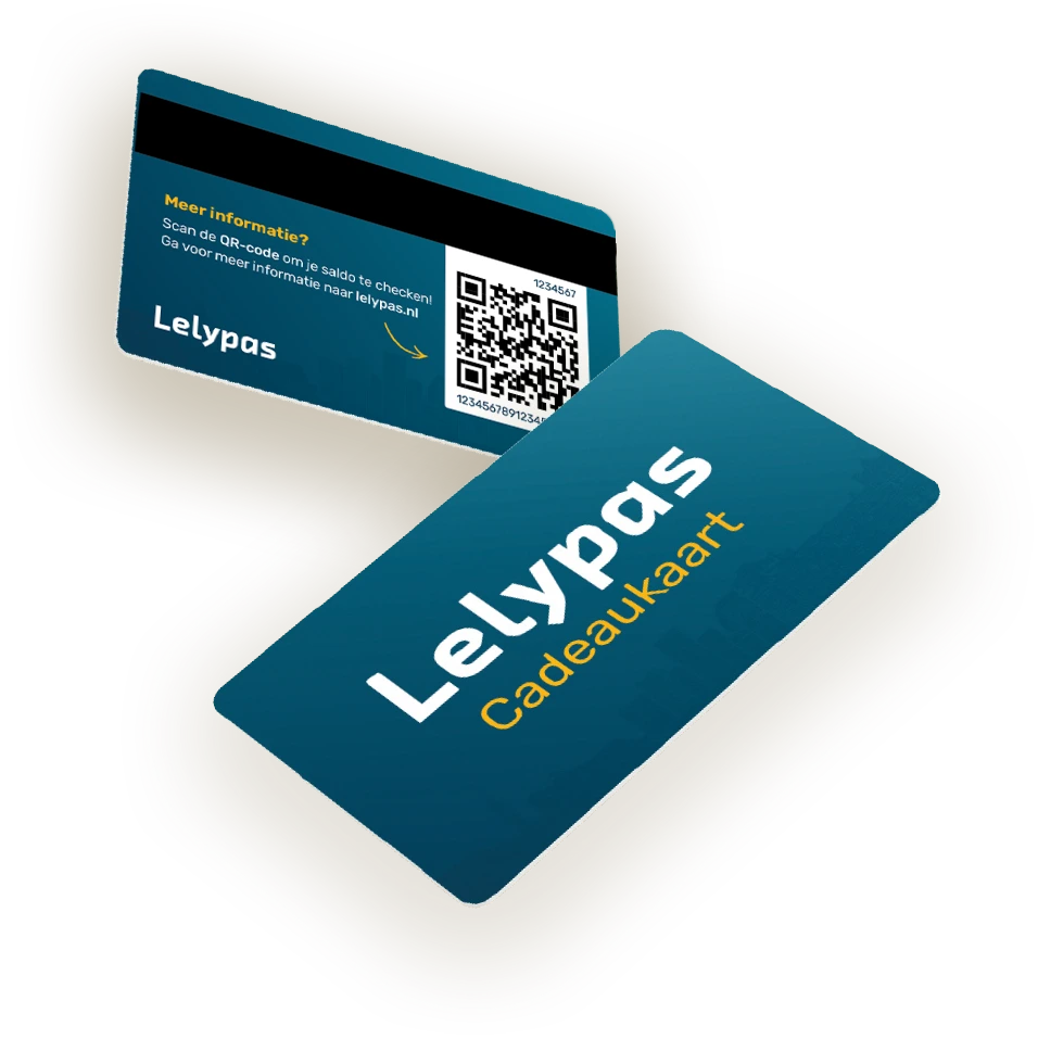 Digitale en fysieke Lelypas cadeaukaart